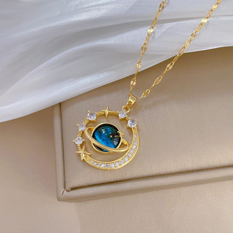 Collar Luna de Saturno