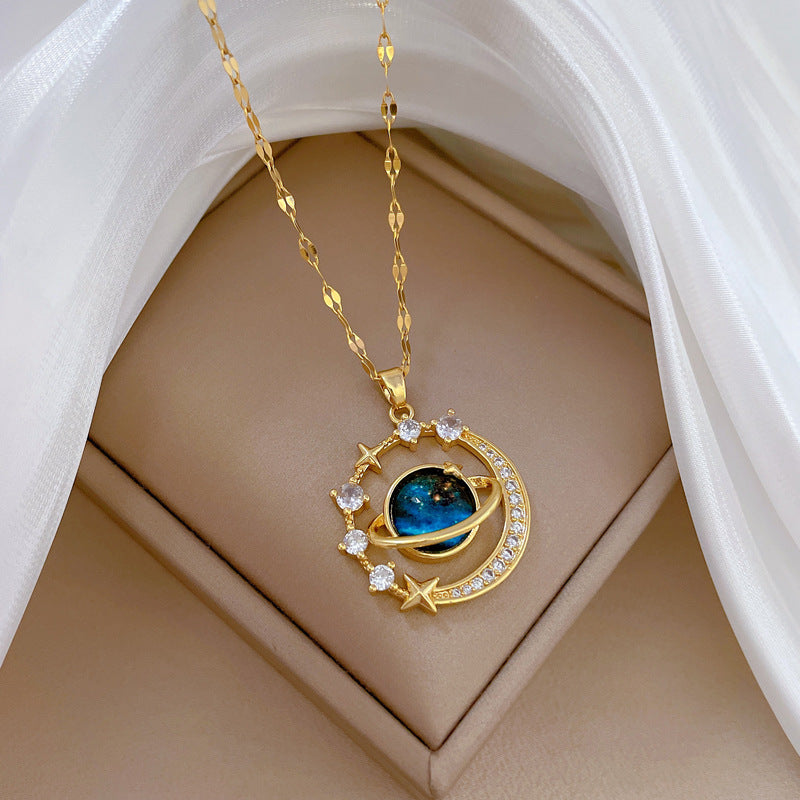 Collar Luna de Saturno