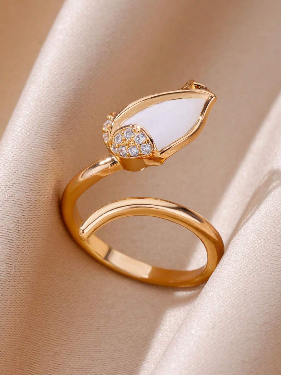 Anillo Tulipán + Caja de Regalo