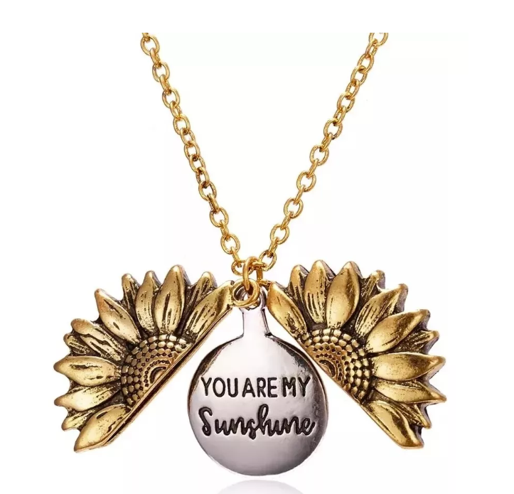 Collar Girasol Dorado "Sunshine"