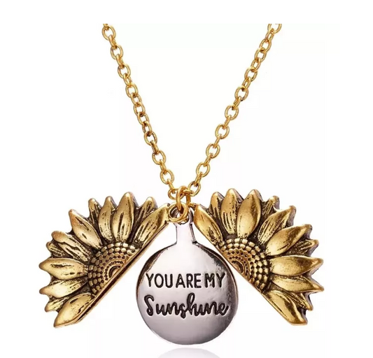 Collar Girasol Dorado "Sunshine"