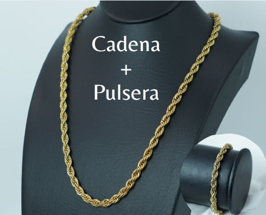 Combo Cordon Gold Cadena + Pulsera