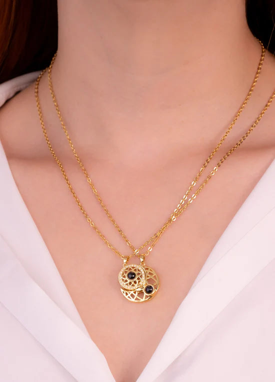Collar Sol y Luna 2x1