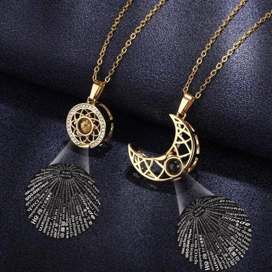 Collar Sol y Luna 2x1