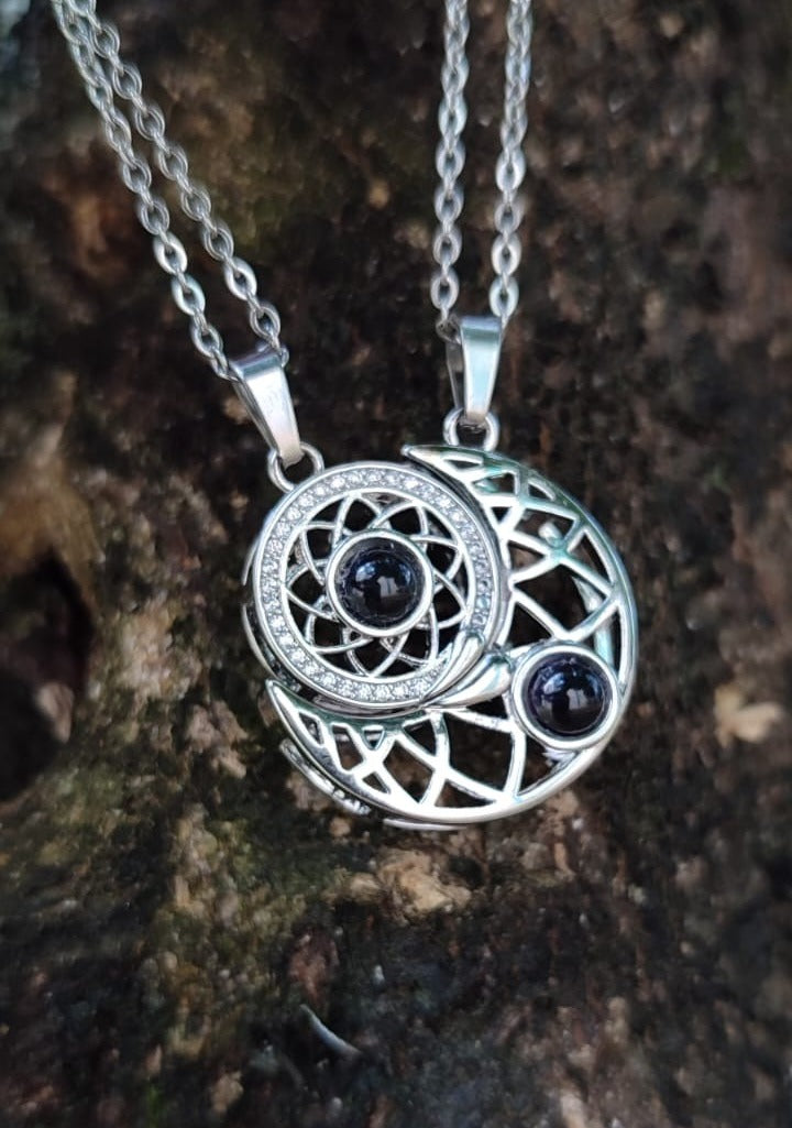 Collar Sol y Luna 2x1