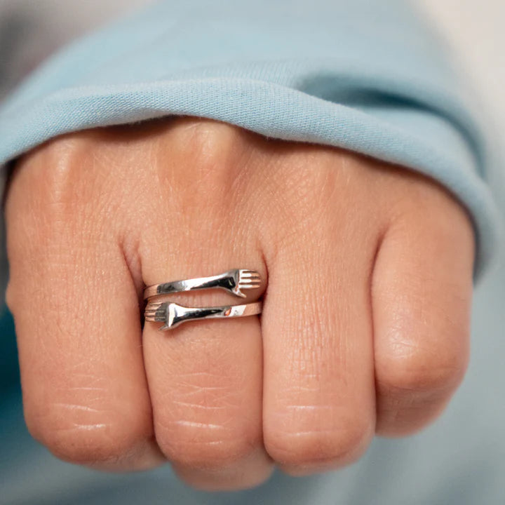 Anillo Abrazo Eterno Unisex