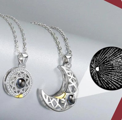 Collares simbólicos Sol Y Luna con Proyección secreta