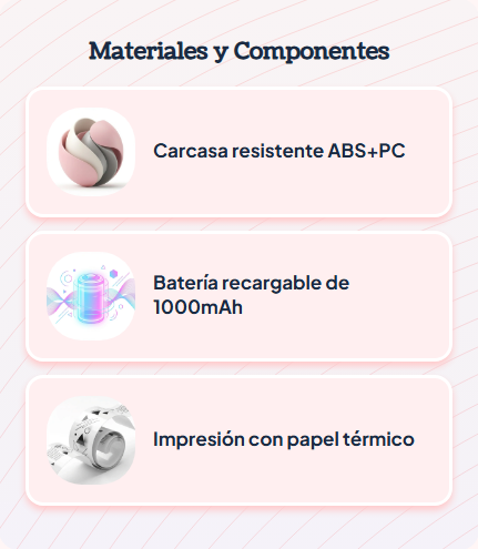 Impresora Portátil: Impresión sin Tinta