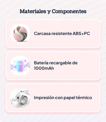 Impresora Portátil: Impresión sin Tinta