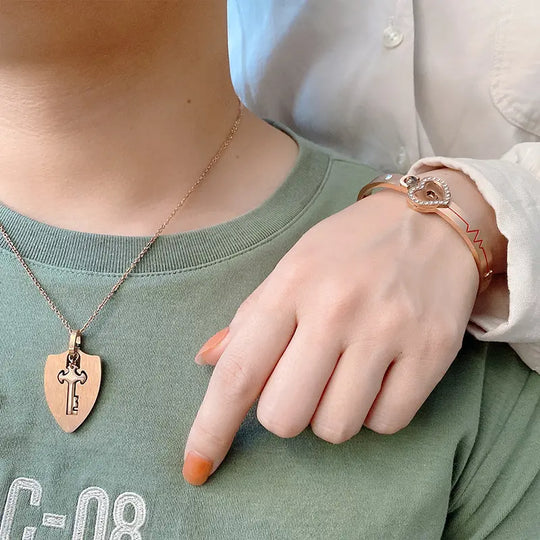 Set Collar y Pulsera Llave de Amor