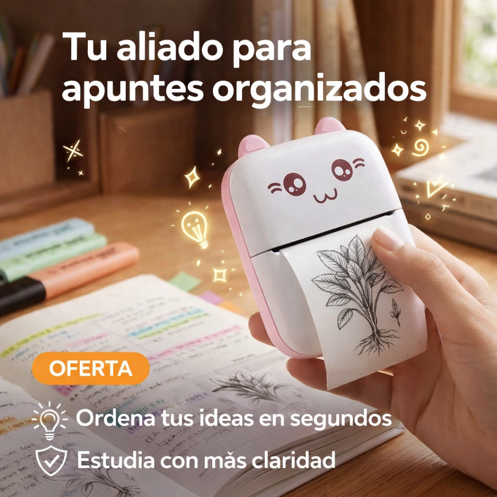Impresora Portátil: Impresión sin Tinta